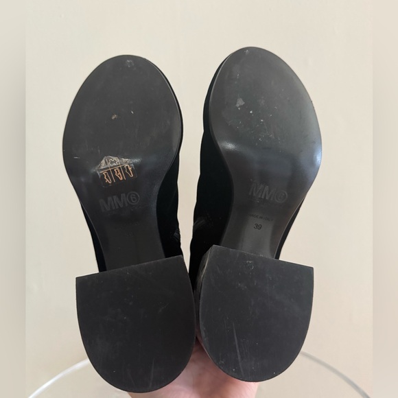 Maison Margiela MM6 Velvet Silver boots black 39 - Picture 16 of 16